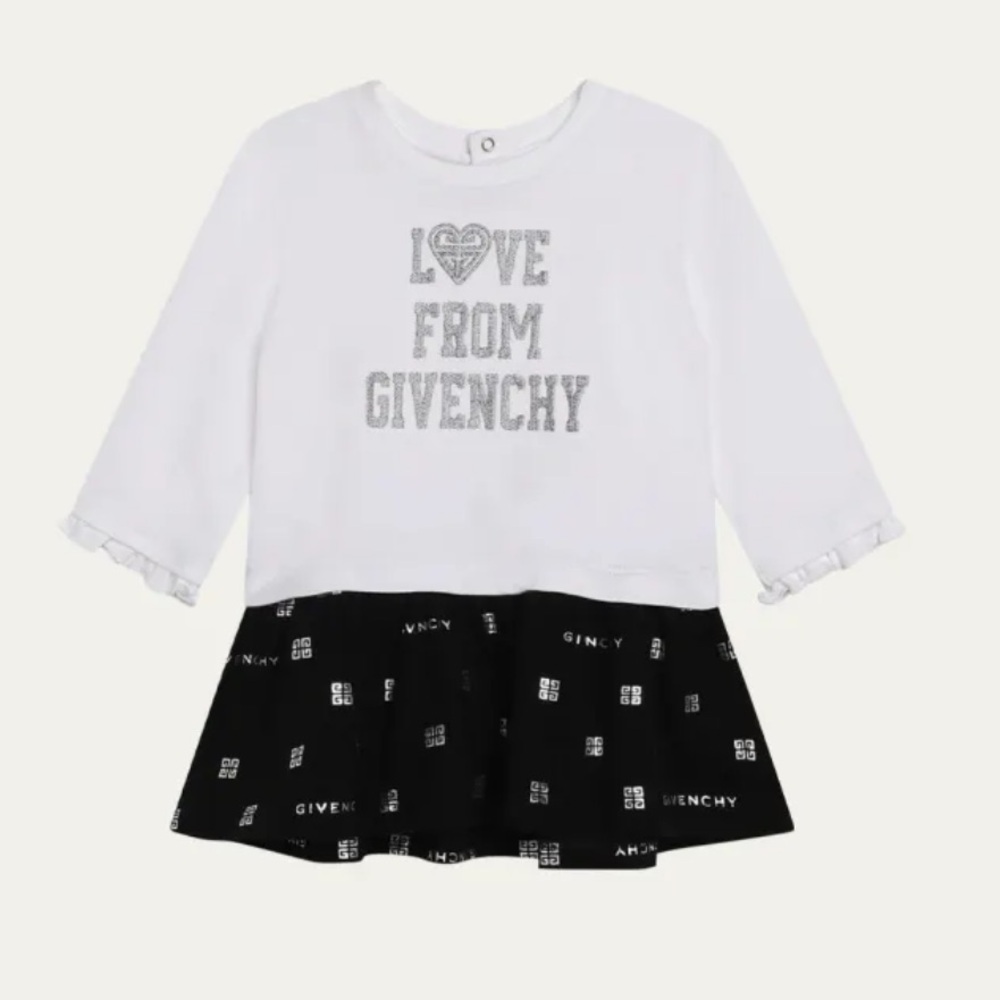 GIVENCHY baby Girl's Love From Givenchy Combo Dress dress sz 9 months